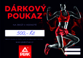 peak dárkový poukaz 500 Kč