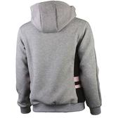 peak knitting hoodie zipper-opened jacket